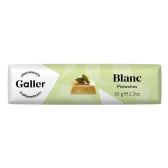 Galler Witte chocolade pistache reep